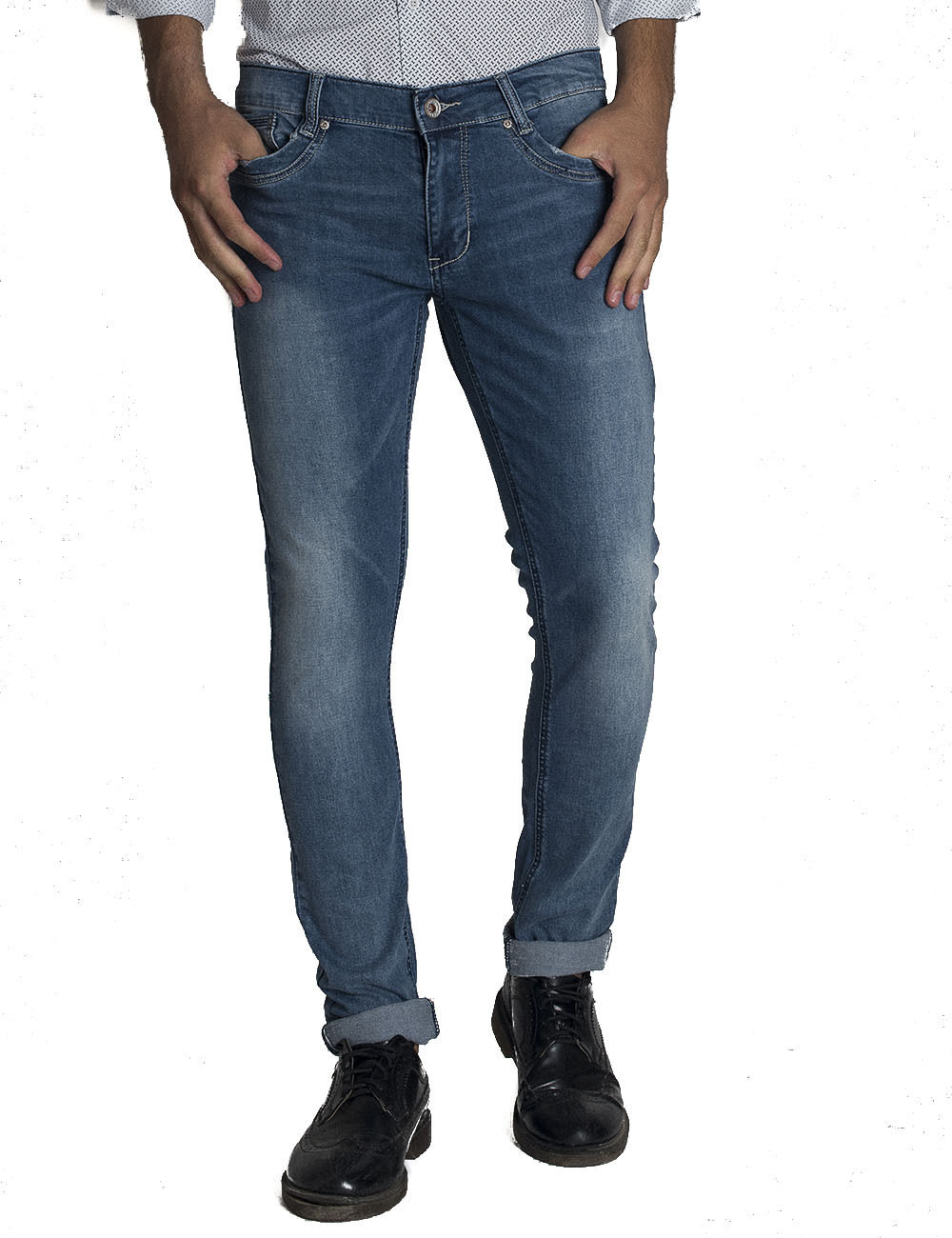 Pantolne jeans wampum wpm denim slim fit elastico modello 11567-1892