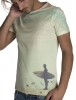T-Shirt Uomo Manica Corta Estiva Slim Fit Puro Cotone Superior Vintage Mare34103
