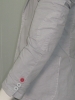 giacca uomo slim sartoriale con toppe cotone stretch tinto capo made in italy