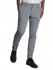 Pantalone uomo slim fit tessuto microarmaturato nido ape cotone made in italy